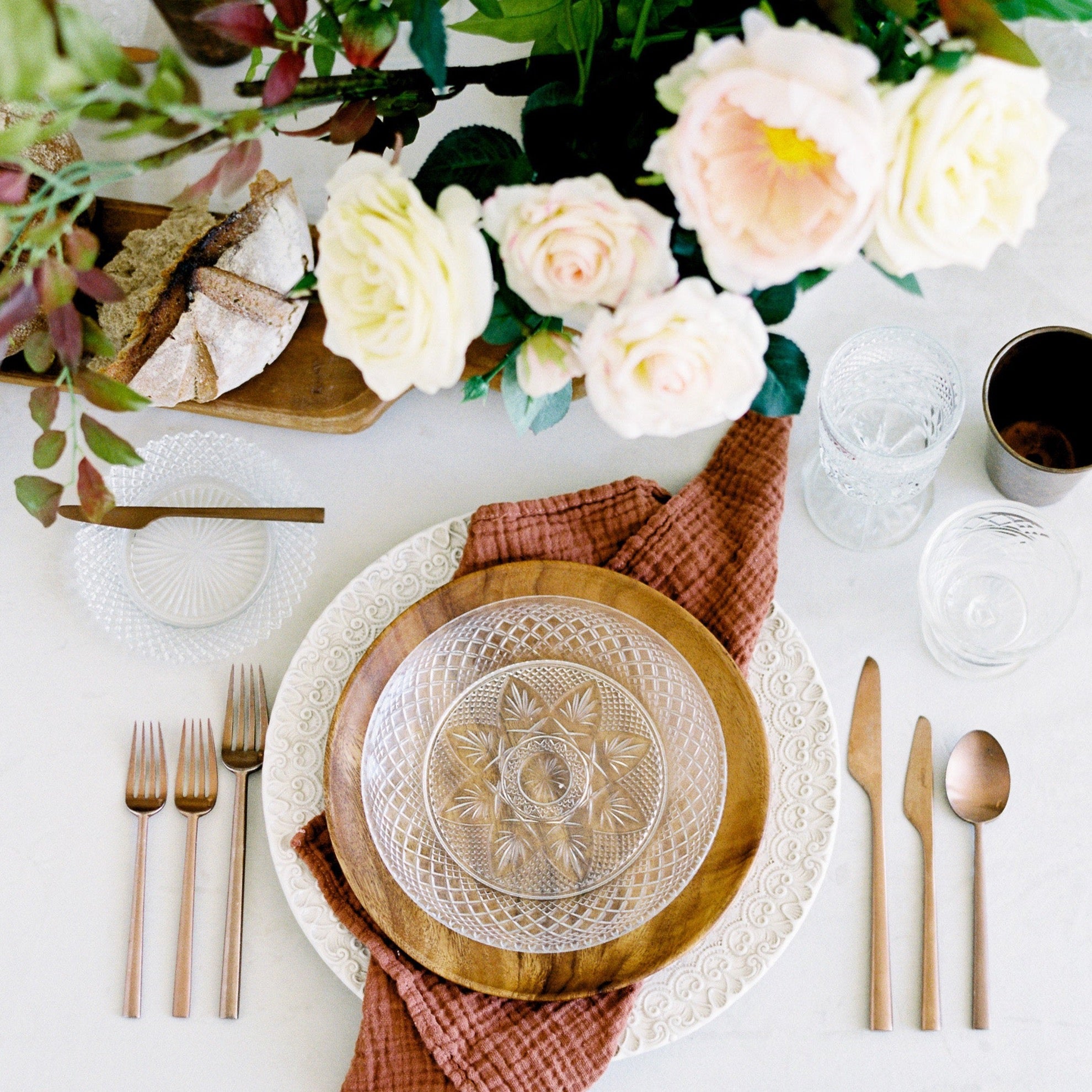 Organic Cotton Napkins – Burnt Sienna (Set of 4)