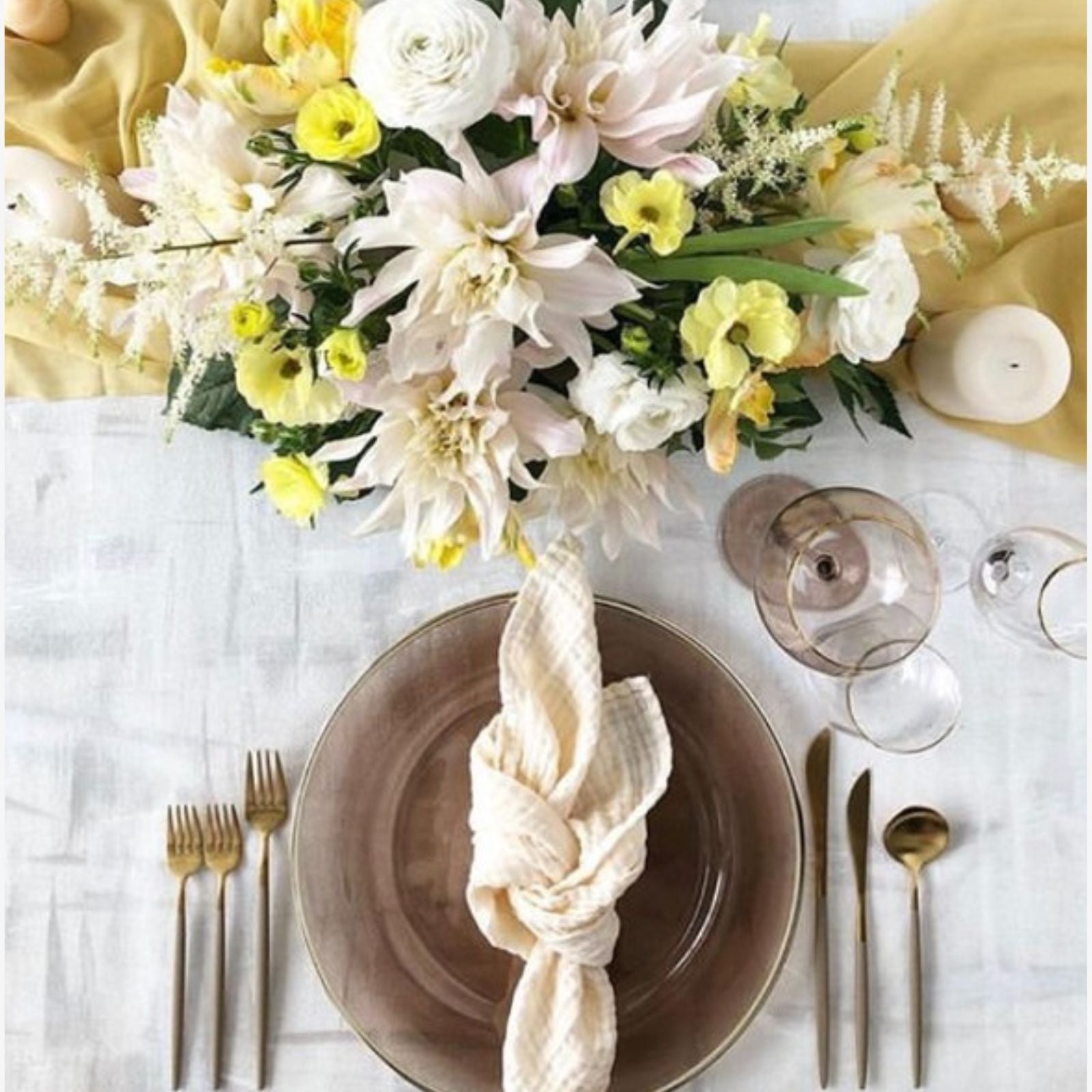 Organic Cotton Napkins – Cathedral (Set of 4)