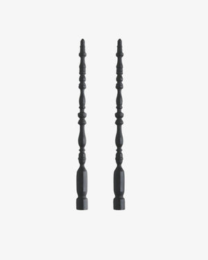 Spindle Leg Tapers – Charcoal