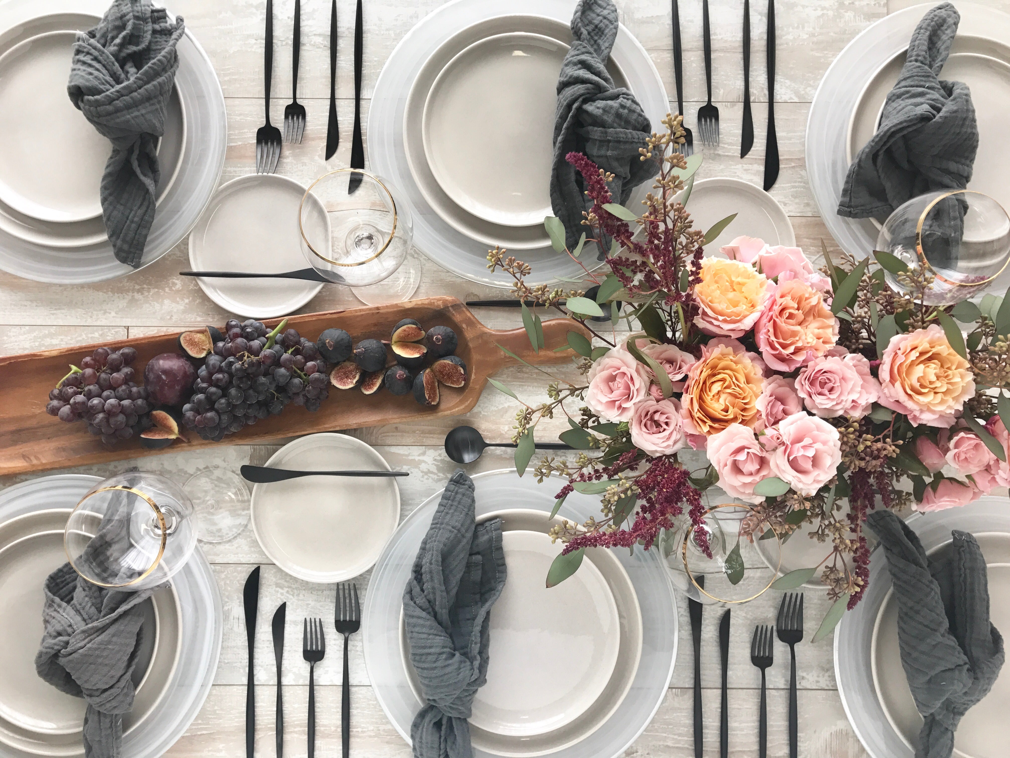 Organic Cotton Napkins – Slate (Set of 4)