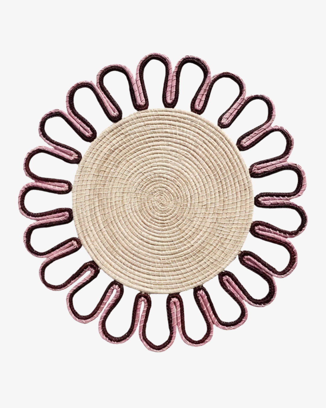 Magnolia Placemat – Bordeaux + Pink